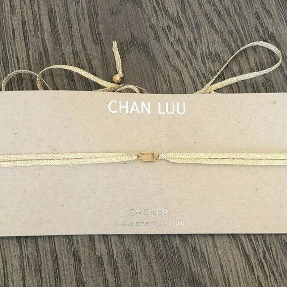 Chan Luu Jewelry - New Auth Chan Luu Citrine Mokuba Tie Necklace Chok